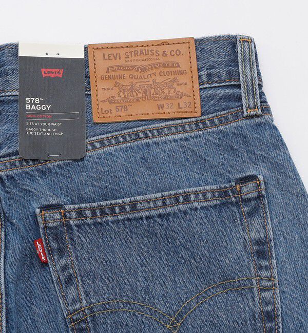 SHIPS「Levi&rsquo;s: 578 BAGGY」|デニム|