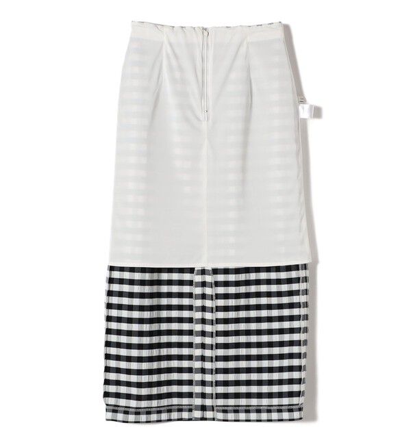 SHIPS for women「〈手洗い可能〉ギンガム チェック タイト スカート」|スカート|