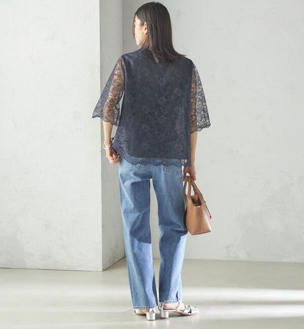 SHIPS for women「〈手洗い可能〉ラッセル レース シャツ」|シャツ・ブラウス|