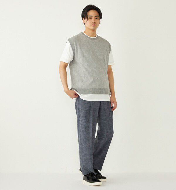 SHIPS Colors 「SHIPS Colors:〈洗濯機可能〉ベスト Tシャツ アンサンブル◇」|ニット・セーター|