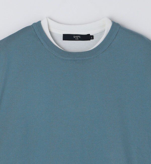 SHIPS Colors 「SHIPS Colors:〈洗濯機可能〉ベスト Tシャツ アンサンブル◇」|ニット・セーター|