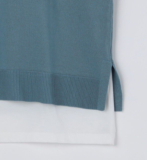 SHIPS Colors 「SHIPS Colors:〈洗濯機可能〉ベスト Tシャツ アンサンブル◇」|ニット・セーター|