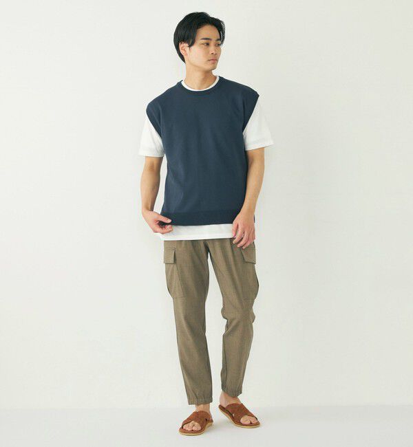 SHIPS Colors 「SHIPS Colors:〈洗濯機可能〉ベスト Tシャツ アンサンブル◇」|ニット・セーター|