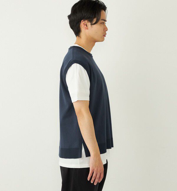 SHIPS Colors 「SHIPS Colors:〈洗濯機可能〉ベスト Tシャツ アンサンブル◇」|ニット・セーター|