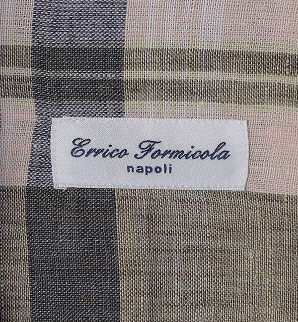 SHIPS「【SHIPS別注】Errico Formicola: オープンカラー マドラスチェック シャツ」|シャツ・ブラウス|