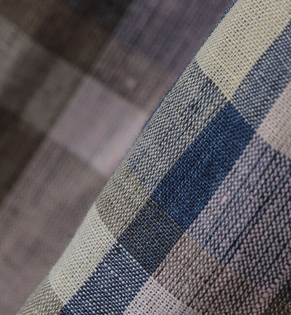 SHIPS「【SHIPS別注】Errico Formicola: オープンカラー マドラスチェック シャツ」|シャツ・ブラウス|