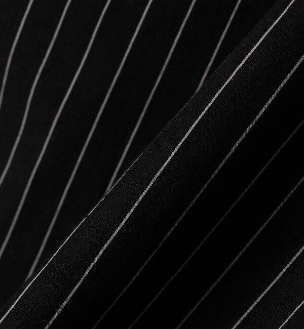 SHIPS any「SHIPS any: 〈洗濯機可能〉コットン/リネン ストライプ バンド スキッパー ハーフスリーブ シャツ◇」|シャツ・ブラウス|