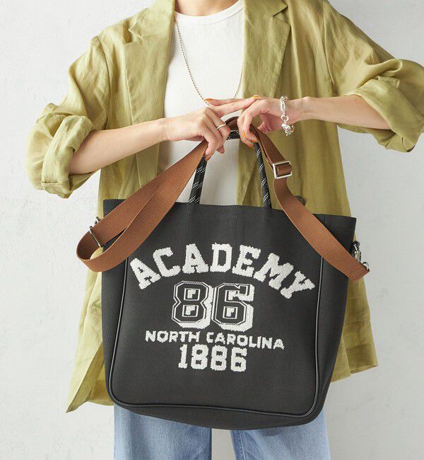 SHIPS for women「カレッジ レオパード ジャカード A4 バッグ」|ショルダー・メッセンジャー|