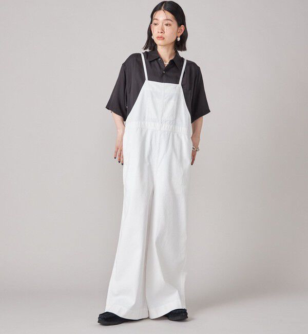 SHIPS for women「SHIPS NINE CASE:〈洗濯機可能〉カツラギ サロペット」|オールインワン|