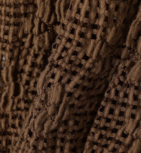 SHIPS any「SHIPS any:〈手洗い可能〉フラワー メッシュ クルーネック プルオーバー」|Tシャツ・カットソー|