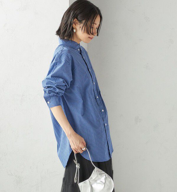 SHIPS for women「【SHIPS別注】LOGAN KNITTING MILLS:〈洗濯機可能〉チェック シャツ」|シャツ・ブラウス|