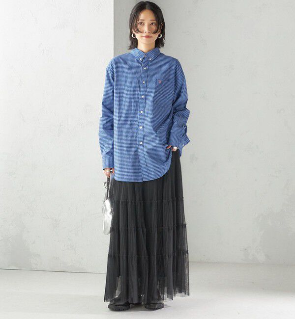 SHIPS for women「【SHIPS別注】LOGAN KNITTING MILLS:〈洗濯機可能〉チェック シャツ」|シャツ・ブラウス|