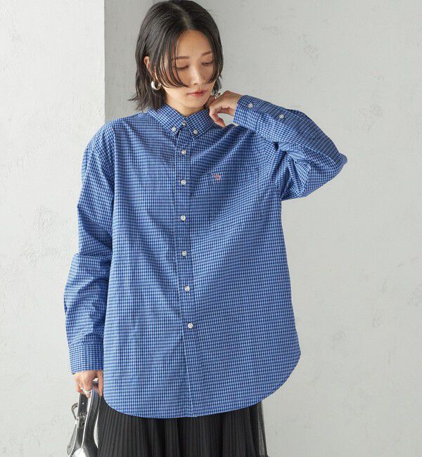 SHIPS for women「【SHIPS別注】LOGAN KNITTING MILLS:〈洗濯機可能〉チェック シャツ」|シャツ・ブラウス|