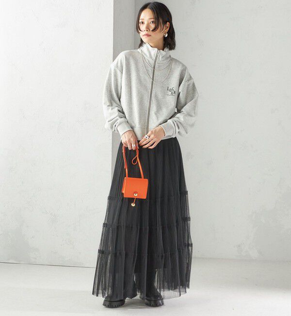 SHIPS for women「【SHIPS別注】LOGAN KNITTING MILLS:プリント ジップ プルオーバー」|スウェット・ジャージ|