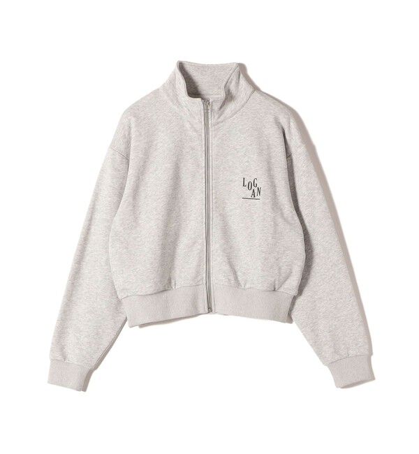 SHIPS for women「【SHIPS別注】LOGAN KNITTING MILLS:プリント ジップ プルオーバー」|スウェット・ジャージ|