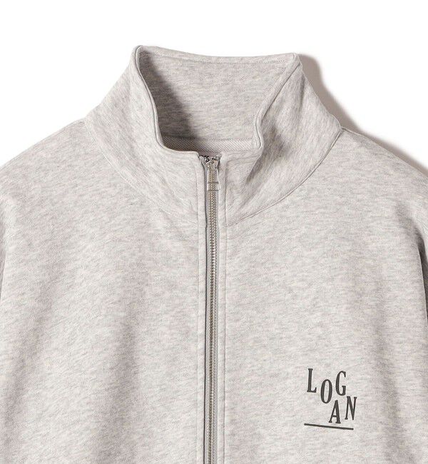 SHIPS for women「【SHIPS別注】LOGAN KNITTING MILLS:プリント ジップ プルオーバー」|スウェット・ジャージ|