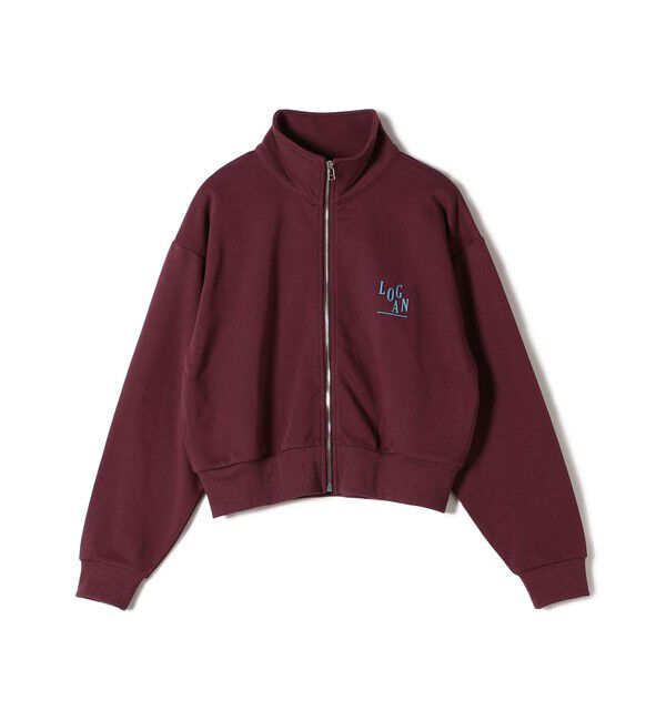 SHIPS for women「【SHIPS別注】LOGAN KNITTING MILLS:プリント ジップ プルオーバー」|スウェット・ジャージ|