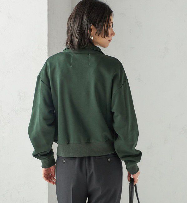 SHIPS for women「【SHIPS別注】LOGAN KNITTING MILLS:プリント ジップ プルオーバー」|スウェット・ジャージ|