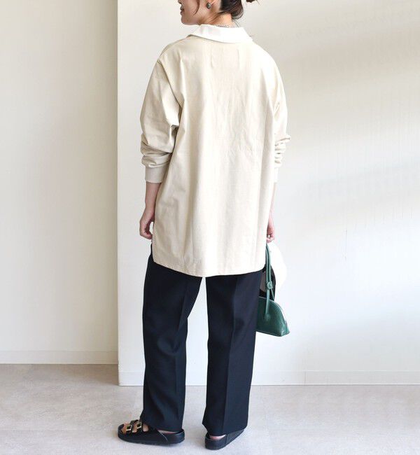 SHIPS for women「【SHIPS別注】LOGAN KNITTING MILLS:〈洗濯機可能〉ラガー シャツ」|Tシャツ・カットソー|