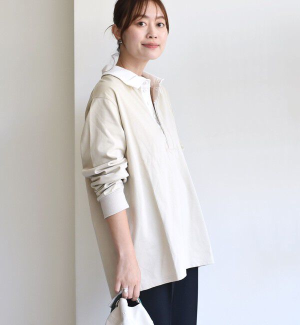SHIPS for women「【SHIPS別注】LOGAN KNITTING MILLS:〈洗濯機可能〉ラガー シャツ」|Tシャツ・カットソー|