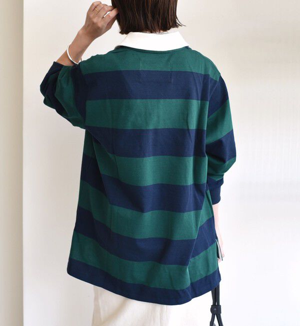 SHIPS for women「【SHIPS別注】LOGAN KNITTING MILLS:〈洗濯機可能〉ラガー シャツ」|Tシャツ・カットソー|
