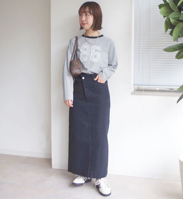 SHIPS for women「【WEB限定】〈洗濯機可能〉レース ナンバリング リンガー TEE」|Tシャツ・カットソー|