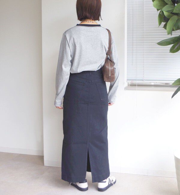 SHIPS for women「【WEB限定】〈洗濯機可能〉レース ナンバリング リンガー TEE」|Tシャツ・カットソー|