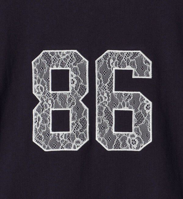 SHIPS for women「【WEB限定】〈洗濯機可能〉レース ナンバリング リンガー TEE」|Tシャツ・カットソー|