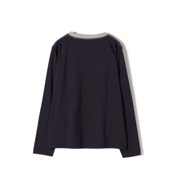 SHIPS for women「【WEB限定】〈洗濯機可能〉レース ナンバリング リンガー TEE」|Tシャツ・カットソー|