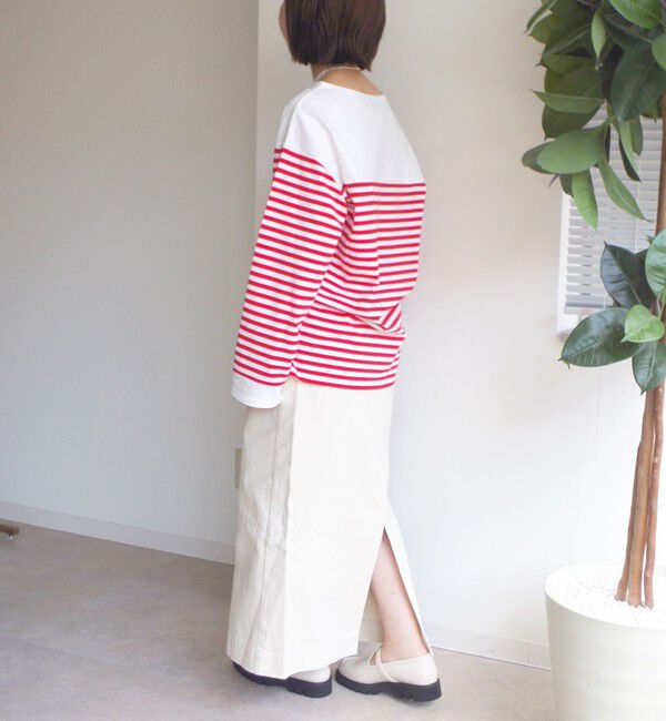 SHIPS for women「【WEB限定】〈洗濯機可能〉ビッグ バスク シャツ」|Tシャツ・カットソー|