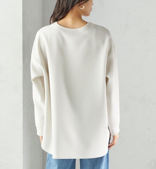 SHIPS for women「〈手洗い可能〉ガゼット デザイン ジョーゼット カットソー」|Tシャツ・カットソー|