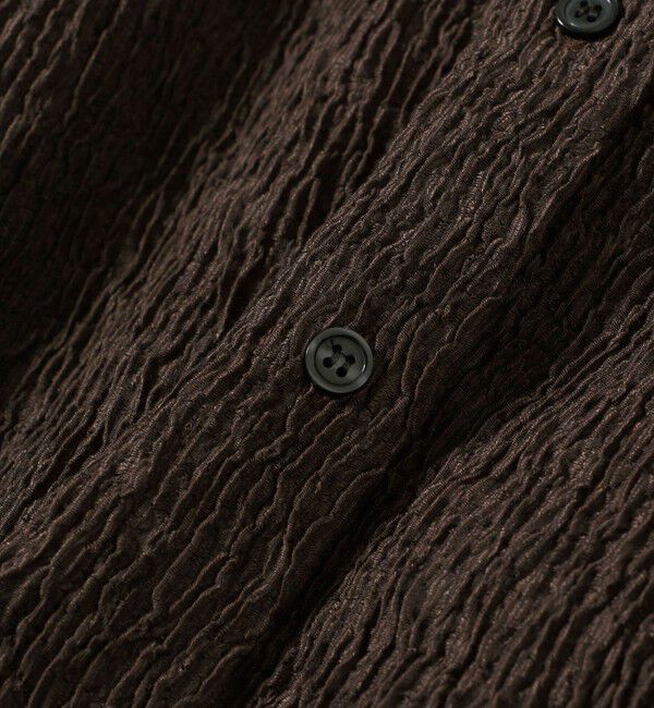 SHIPS for women「【WEB限定】〈手洗い可能〉ランダムブルーゼ シャツ カーディガン」|カーディガン|