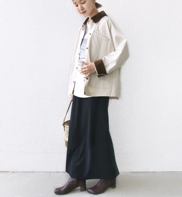 SHIPS for women「〈洗濯機可能〉テント シルエット ワーク ジャケット」|その他|