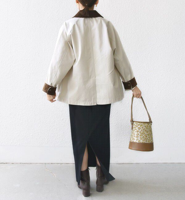 SHIPS for women「〈洗濯機可能〉テント シルエット ワーク ジャケット」|その他|