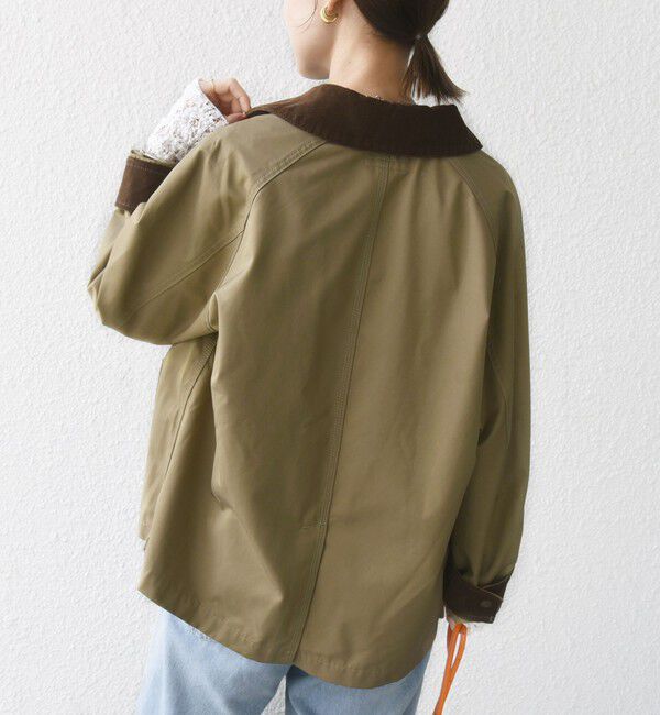 SHIPS for women「〈洗濯機可能〉テント シルエット ワーク ジャケット」|その他|