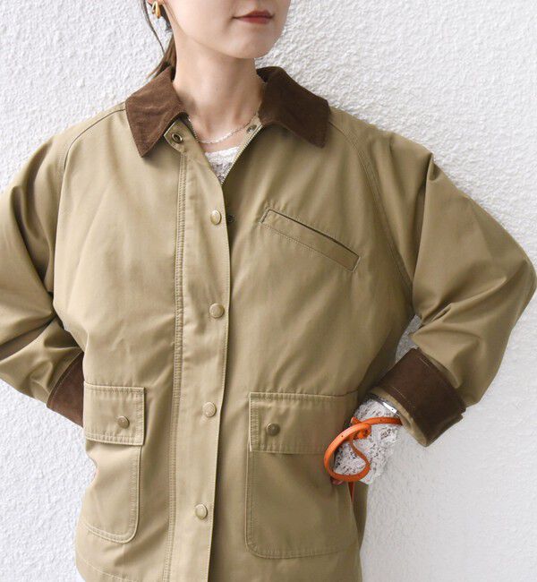 SHIPS for women「〈洗濯機可能〉テント シルエット ワーク ジャケット」|その他|