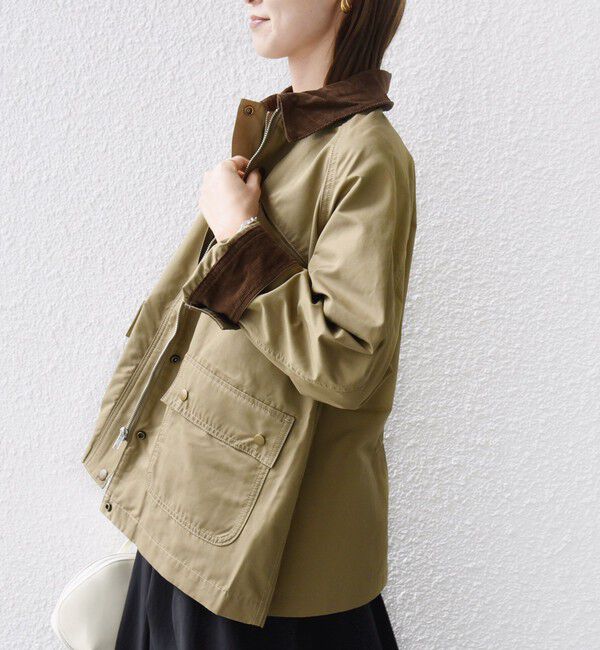 SHIPS for women「〈洗濯機可能〉テント シルエット ワーク ジャケット」|その他|