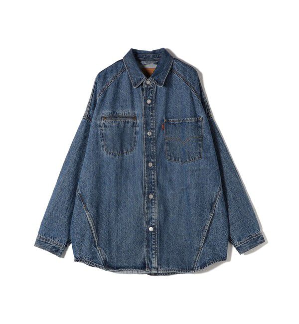 SHIPS for women「Levi&rsquo;s:〈手洗い可能〉TWIST SHACKET」|デニムジャケット|