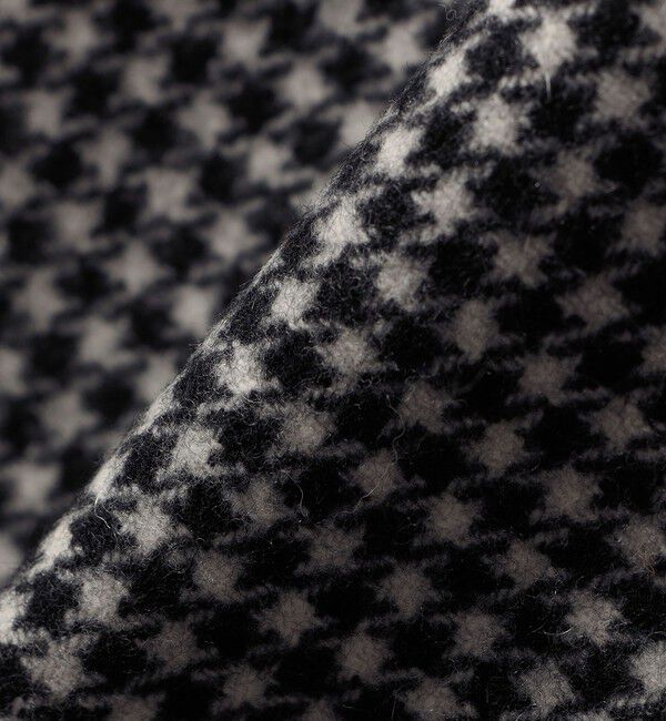 SHIPS for women「千鳥 / ソリッド ウール メルトン ステンカラー コート」|ステンカラーコート|