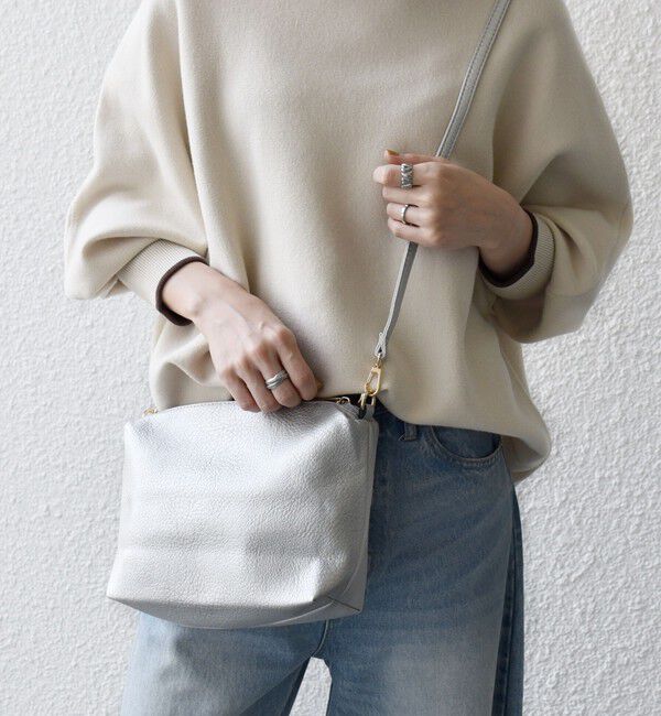 SHIPS any「【WEB限定】SHIPS any: ポーチ付き スタッズ A4 トート バッグ」|トートバッグ|