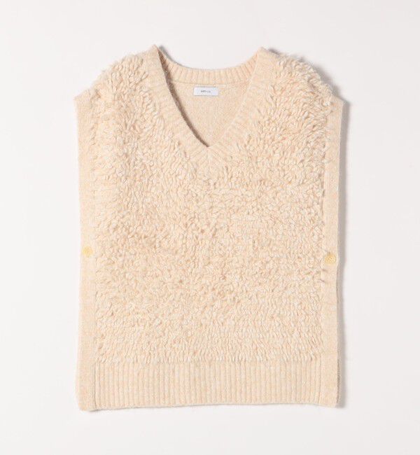 SHIPS any「SHIPS any: ループ ニット Vネック ベスト」|ベスト・ジレ|