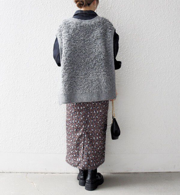 SHIPS any「SHIPS any: ループ ニット Vネック ベスト」|ベスト・ジレ|