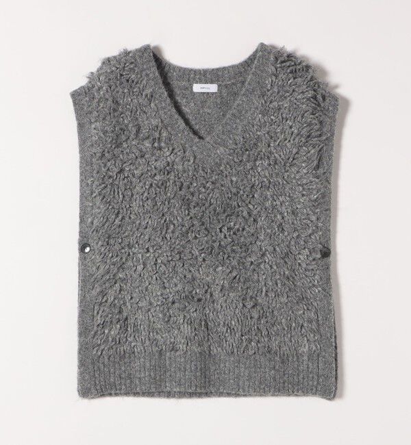 SHIPS any「SHIPS any: ループ ニット Vネック ベスト」|ベスト・ジレ|