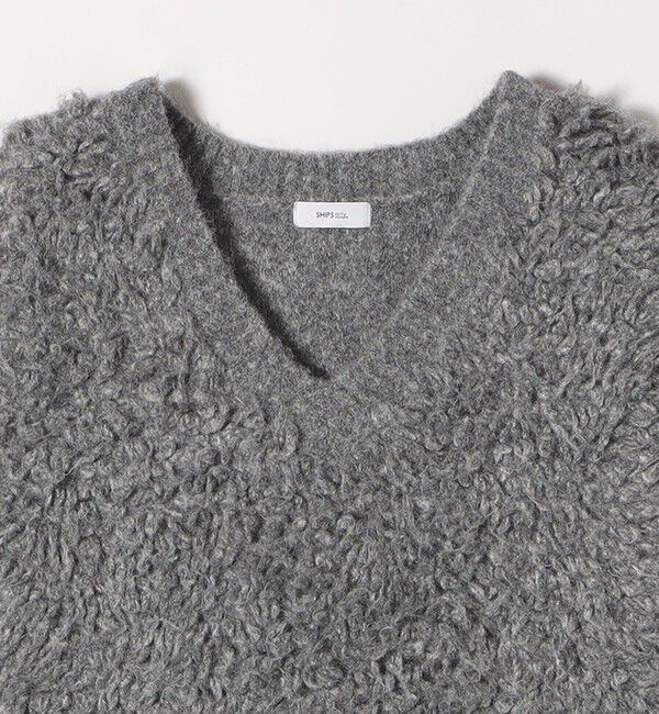 SHIPS any「SHIPS any: ループ ニット Vネック ベスト」|ベスト・ジレ|