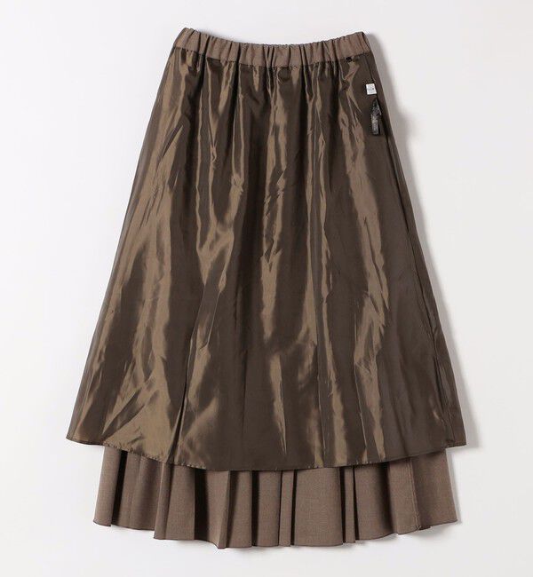 quaranciel「quaranciel: ランダム プリーツ マキシ スカート」|スカート|