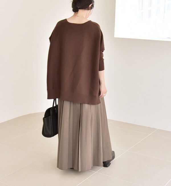 quaranciel「quaranciel: ランダム プリーツ マキシ スカート」|スカート|