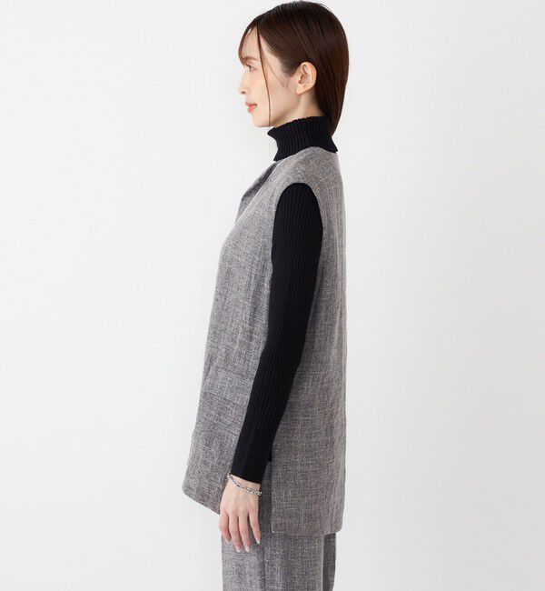 SHIPS Colors 「SHIPS Colors:〈手洗い可能〉ベスト &times; パンツ バスケット セットアップ」|オールインワン|