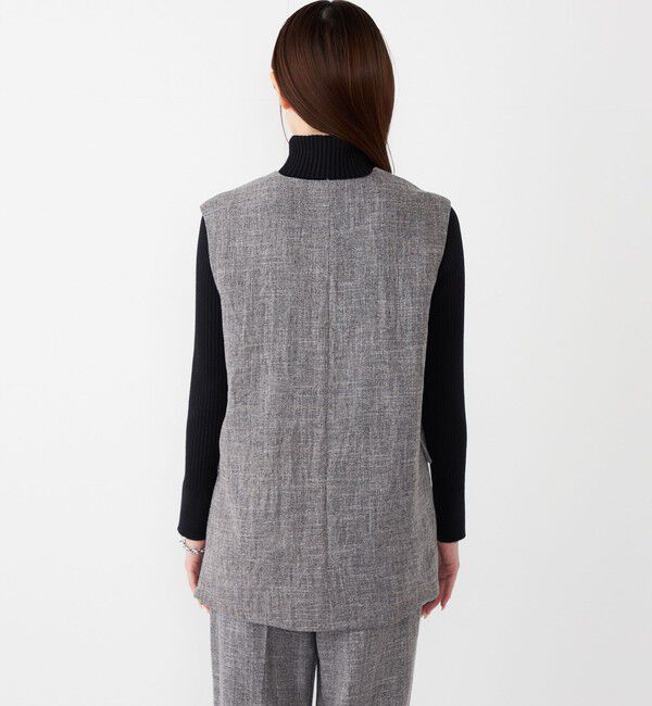 SHIPS Colors 「SHIPS Colors:〈手洗い可能〉ベスト &times; パンツ バスケット セットアップ」|オールインワン|