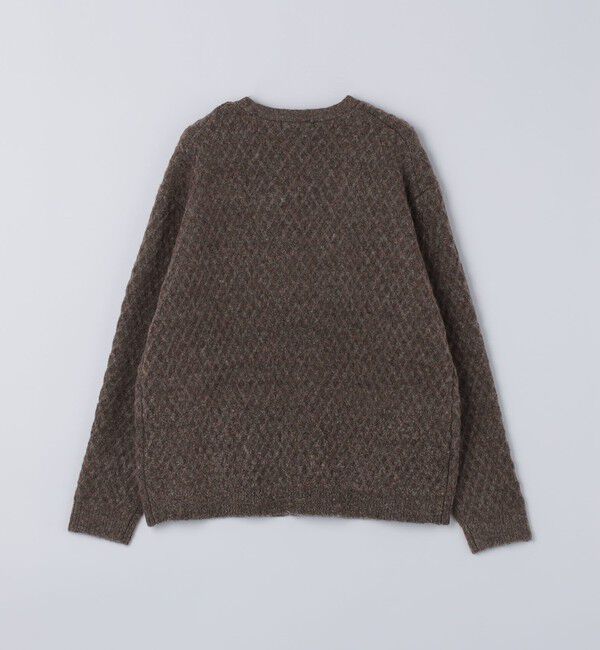 SHIPS「SHIPS: 〈手洗い可能〉シャギー レイヤード カーディガン」|カーディガン|