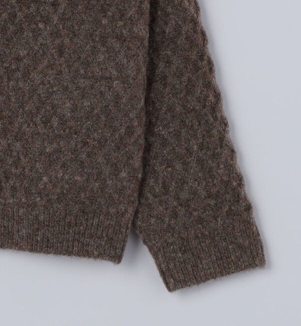 SHIPS「SHIPS: 〈手洗い可能〉シャギー レイヤード カーディガン」|カーディガン|